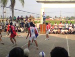 Đoàn xã Bình Tú tổ chức giải bóng chuyền