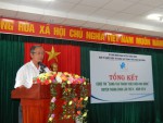 Đ/c Trần Văn Thức - UVTV, Phó Chủ tịch UBND huyện Thăng Bình, phát biểu tại buổi tổng kết