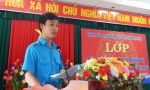 Đ/c Trần Hữu Phước - Phó Bí thứ Huyện đoàn, phát biểu khai mạc