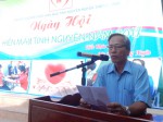 Đ/c Trần Văn Thức - UVBTV Huyện ủy, Phó Chủ tịch UBND huyện, Trưởng Ban Chỉ đạo vận động hiến máu tình nguyện