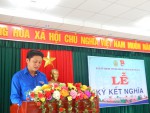 Lễ ký kết nghĩa giữa Huyện đoàn, Hội Cựu Thanh niên xung phong và Đoàn BQL Khu Kinh tế mở Chu Lai