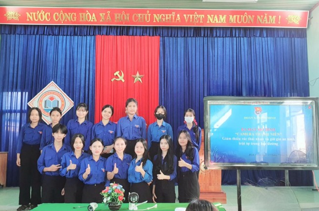 Tuổi trẻ Bình Minh: Triển khai " mô hình Camera thanh niên" tại trường THCS Phan Đình Phùng