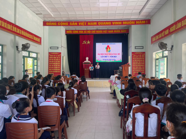 Bình Giang: Hội Đồng Đội xã tổ chức Đại hội Cháu ngoan Bác Hồ, lần thứ V năm 2023.