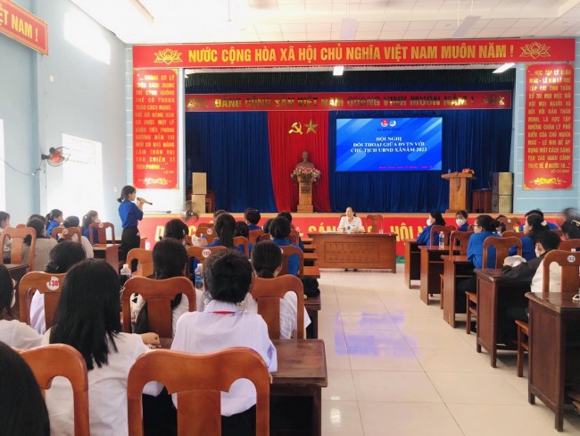 Bình Minh: Tổ chức đối thoại giữa ĐVTN và chủ tịch UBND xã năm 2023