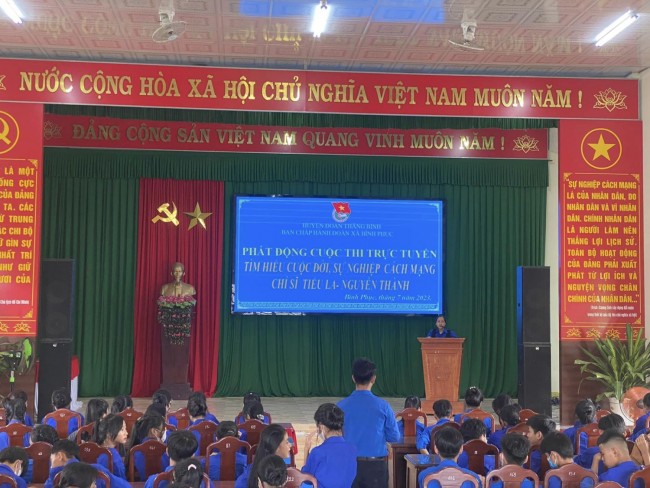 Bình Phục phát động cuộc thi trực tuyến tìm hiểu cuộc đời, sự nghiệp cách mạng Chí sĩ Tiểu La - Nguyễn Thành.