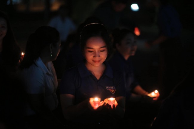 Tuổi trẻ Hà Lam: Thắp nến tri ân, tưởng nhớ các anh hùng liệt sỹ