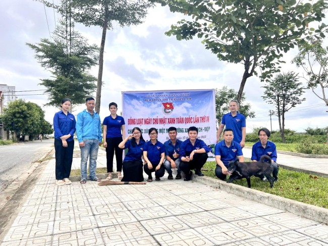Tuổi trẻ Hà Lam ra quân ngày chủ nhật xanh lần thứ IV năm 2023