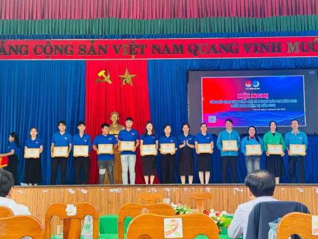 Đoàn thị trấn Hà Lam tổ chức hội nghị tổng kết công tác Đoàn và phong trào thanh thiếu nhi năm 2023