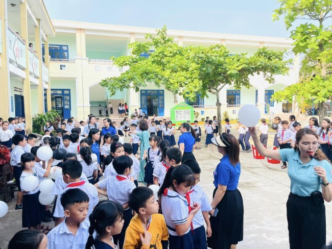 Bình Minh: Phối hợp với các liên đội tổ chức Ngày hội "Thiếu nhi vui khỏe, "Tiến bước lên đoàn" năm học 2023 - 2024