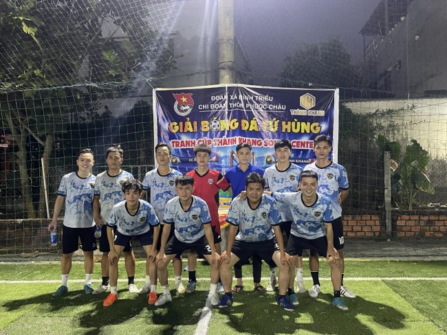 Bình Triều: Chi đoàn thôn Phước Châu tổ chức "Giải bóng đá tứ hùng tranh cúp Thành Khang Sound center”