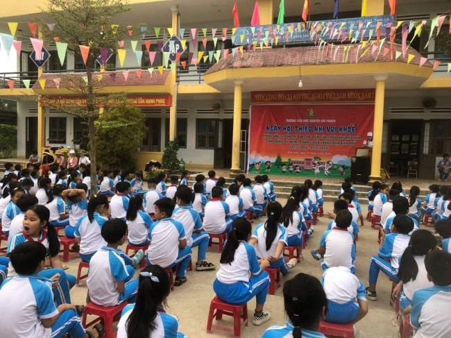 Đoàn thanh niên xã Bình Lãnh phối hợp với Liên Đội trường Trường TH Nguyễn Chí Thanh tổ chức “Ngày hội Thiếu nhi vui khỏe năm 2024”