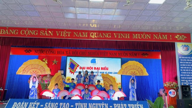 Bình Lãnh tổ chức thành công Đại hội đại biểu Hội LHTN Việt Nam xã Bình Lãnh lần thứ VI, nhiệm kỳ 2024-2029