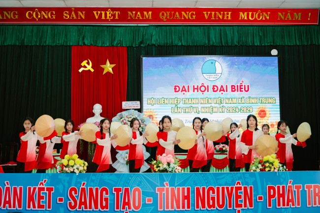 Bình Trung tổ chức thành công Đại hội đại biểu Hội LHTN Việt Nam xã Bình Trung lần thứ VI, nhiệm kỳ 2024 - 2029