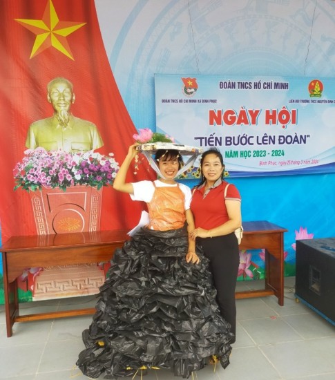Liên Đội Trường THCS Nguyễn Đình Chiểu tổ chức ngày hội "Tiến bước lên Đoàn".