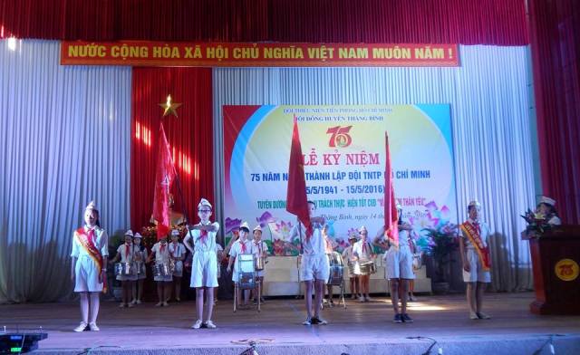 Lễ kỷ niệm 75 năm Ngày thành lập Đội TNTP Hồ Chí Minh
