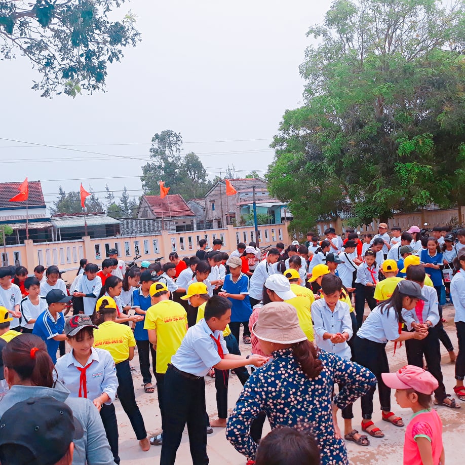 Đoàn xã và Trường THCS Phan Đình Phùng tổ chức Ngày hội 'Tiến bước lên đoàn'