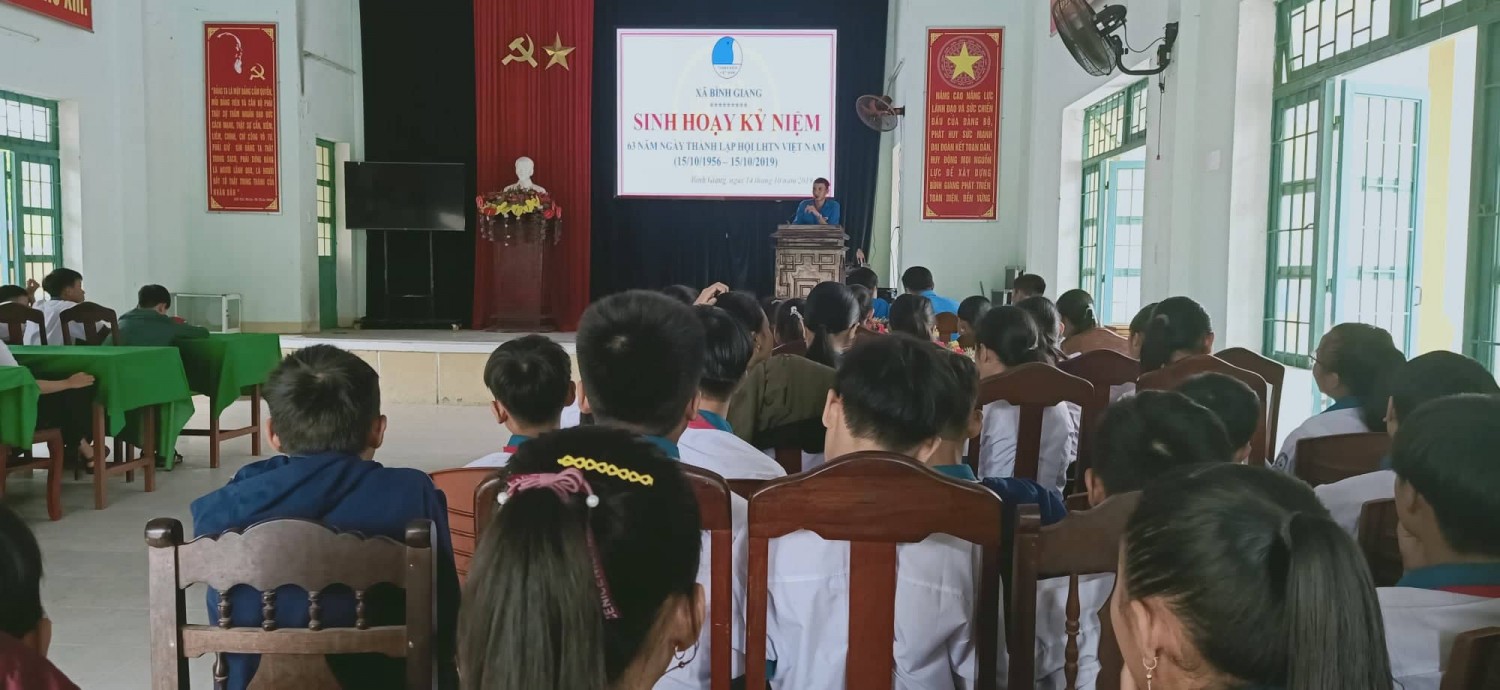 Bình Giang: Kỷ niệm 63 năm Ngày truyền thống Hội Liên hiệp thanh niên Việt Nam