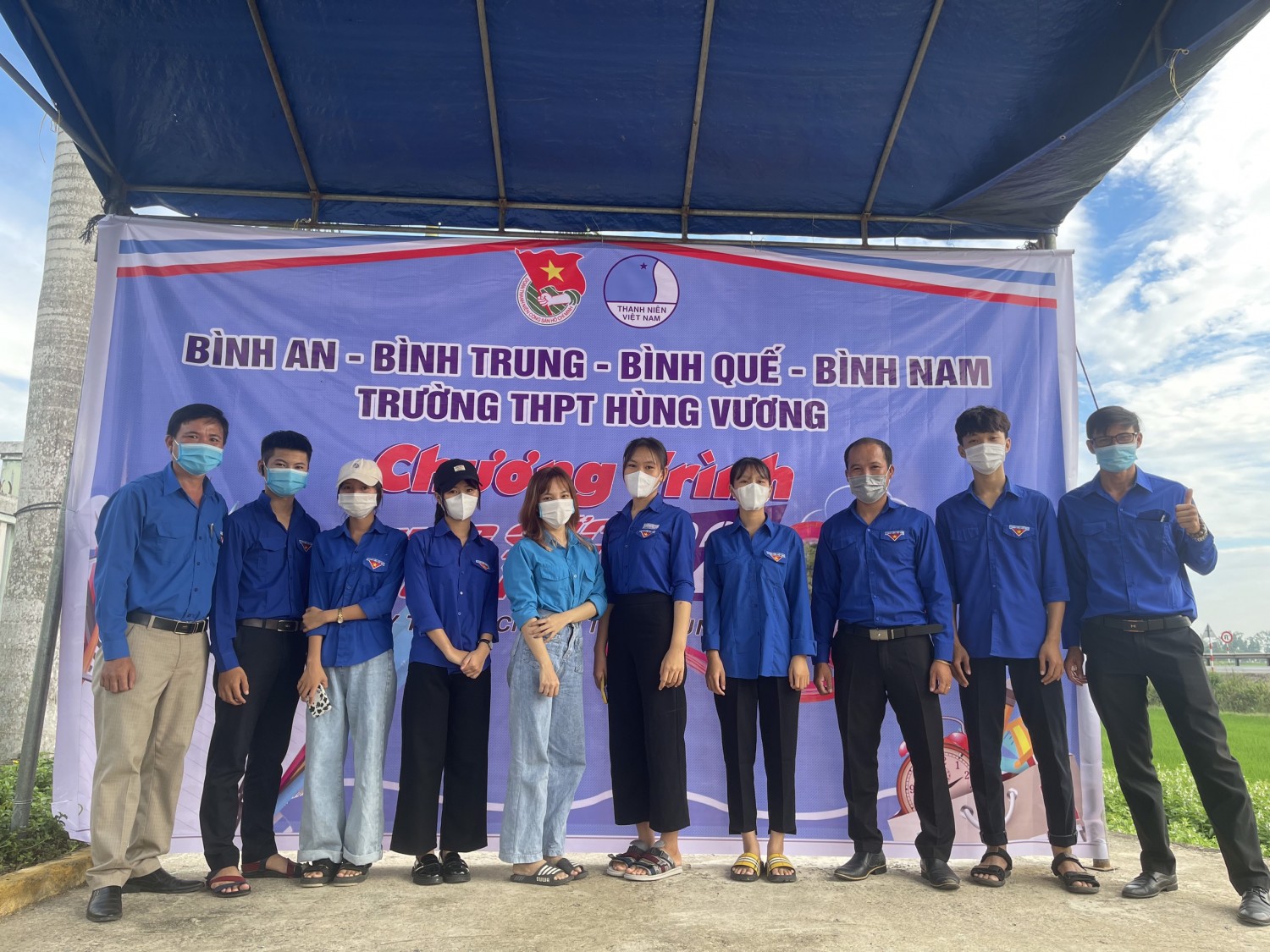 Đoàn xã Bình Nam tham gia chương trình Tiếp sức mùa thi 2021