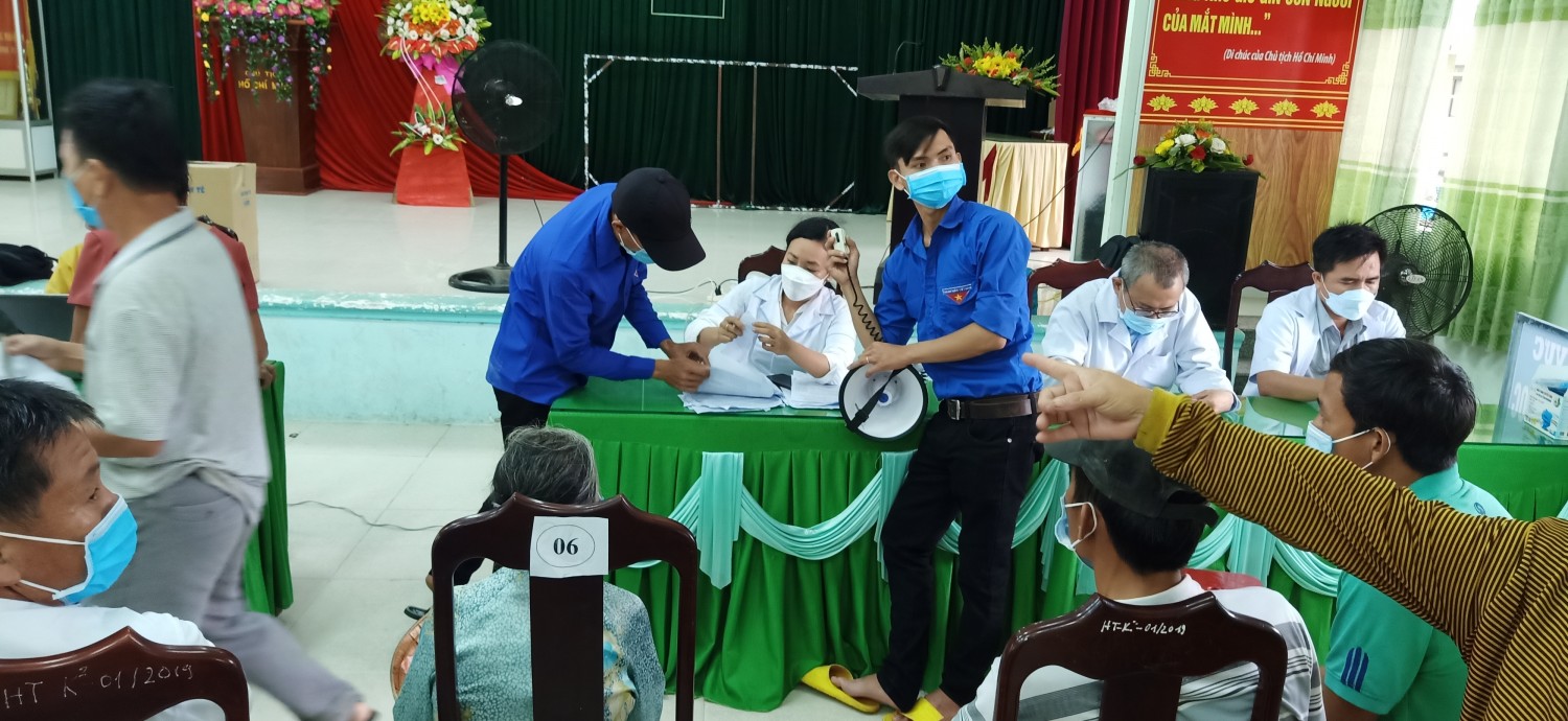Bình Phú hổ trợ tiêm vaccine covid-19 cho nhân dân