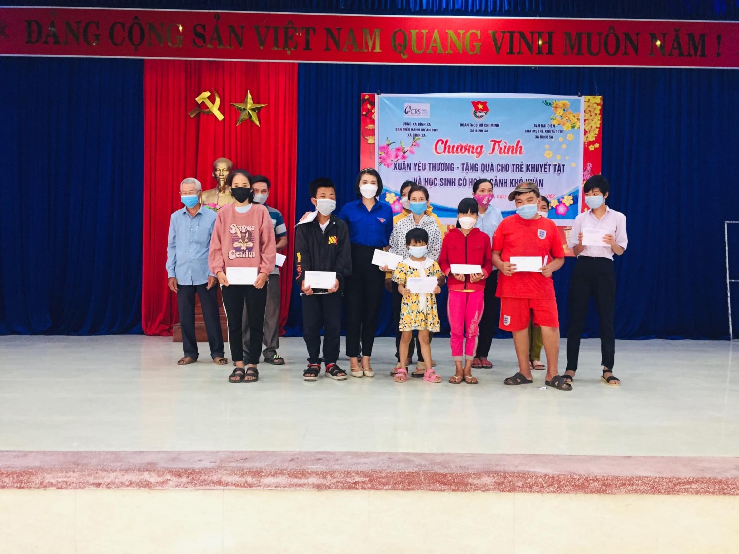 Đoàn xã Bình Sa tổ chức Chương trình "Xuân yêu thương" dịp Tết Nguyên Đán Nhâm Dầm 2022
