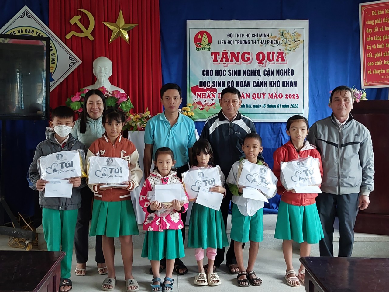 Liên đội Trường TH Thái Phiên “Hưởng ứng Tuần lễ Tết yêu thương” năm 2023